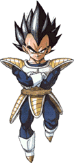 Vegeta con cola