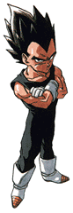 Vegeta sin armadura