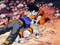 GOHAN ENCUENTRA A TRUNKS Y KULILIN